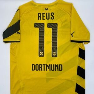 Borussia Dortmund 2014/2015 Home Authentic Puma Reus #11 Jersey M Men Yellow